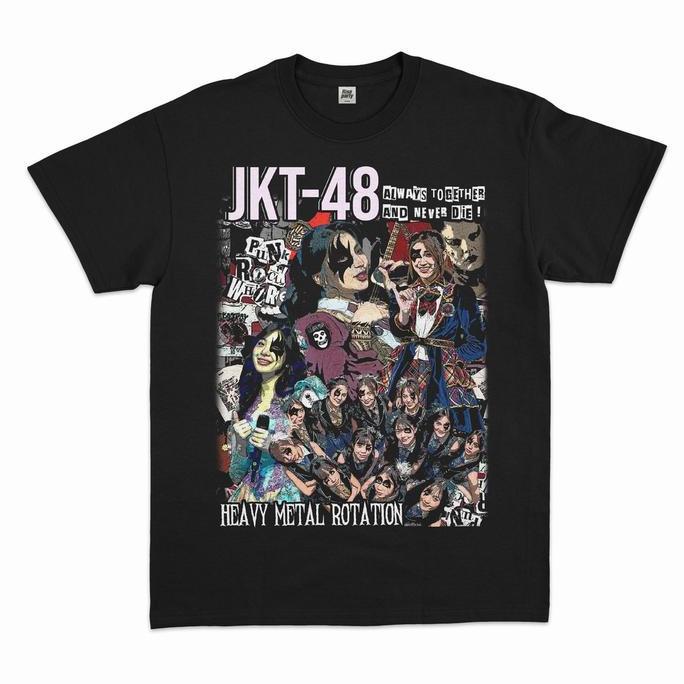 Gntg- Tshirt Band Heavy Metal Rotation Jkt48Punk Riseparty