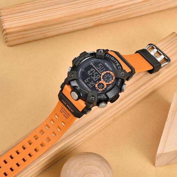 Watch- Ditec Dg-5118T Jam Tangan Pria Dital Rubber 5118 Dg5118