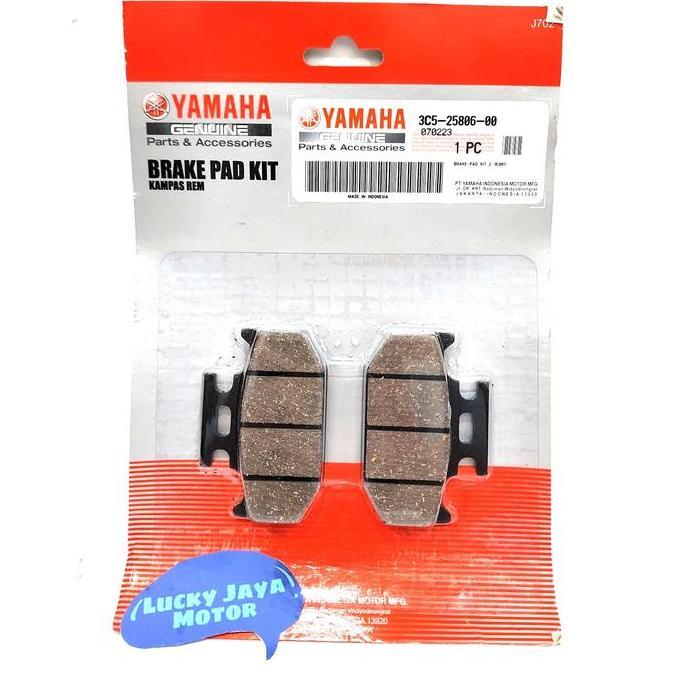 KAMPAS REM BELAKANG DISK DISC PAD WR 155 WR155 DISKPAD 3C5-25806-00