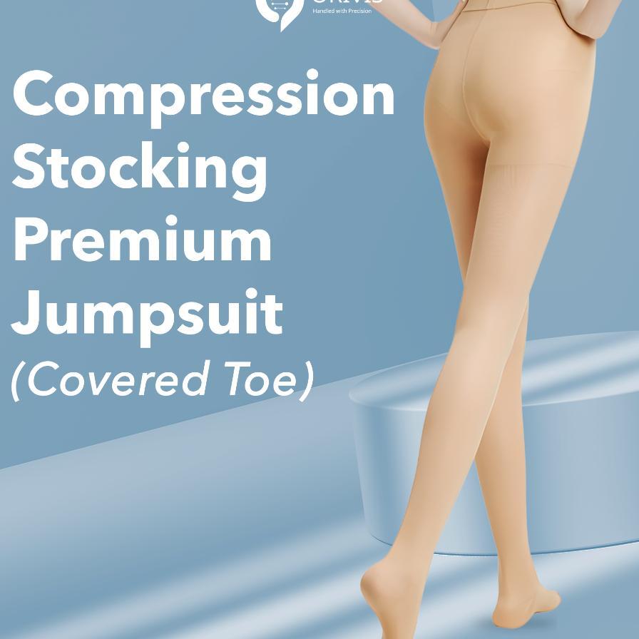 Orivis Medical Compression Premium Jumpsuit - Open Toe Stoking Kompresi Medis Stoking Kompresi Medis