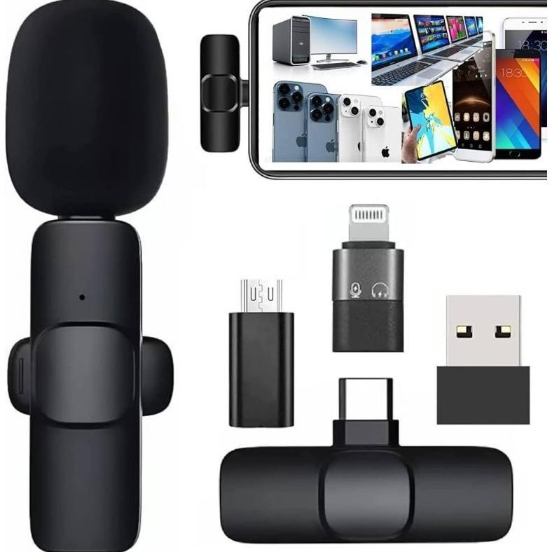 Murah Mic Clip On Wireless K8 Microphone Mic Clip On Youtuber Wireless Usb/Mic Youtuber Bluetooth