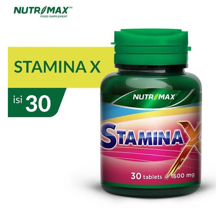 Nutrimax Stamina X Isi 30 Tablet Membantu Menjaga Kesehatan Pria Dan Wanita