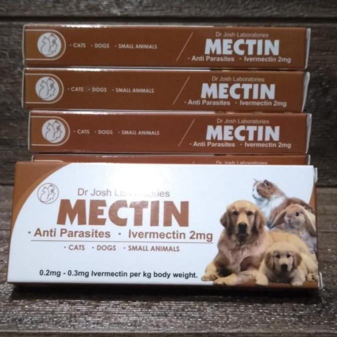 INVERMECTIN 2MG - MECTIN UNTUK HEWAN 1BOX = 20TABLET
