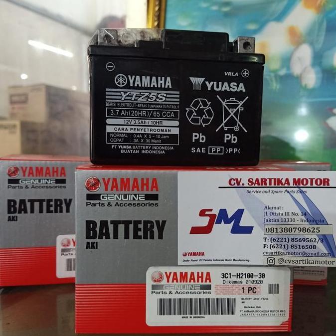Aki / Battery All Type Yamaha 3C1-H2100-30 terlaris
