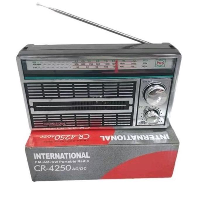 1kondangjayabadi - cod international radio national f-4250 ac dc original fm am sw portabel dengan b
