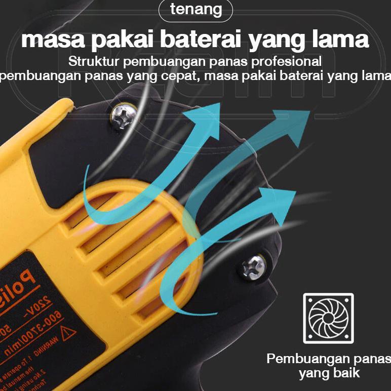 Reaim Mesin Poles Bodi 400-700W Alat Poles Cat Sepeda Motor Mobil Best