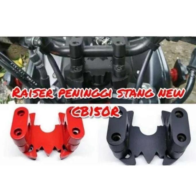 Raiser Peninggi Stang New Cb150R Model Batman Hitam