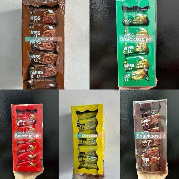 FUDO SWISS ROLL CAKE CHOCOLATE / BUTTER / STRAWBERRY / PANDAN / TIRAMISU