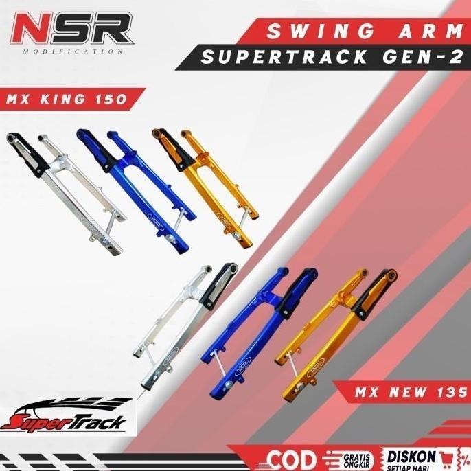 Promo Swing Arm Mx King 150 Jup Jupiter Mx 135 Old/New Supertrack Gen 2 Diskon
