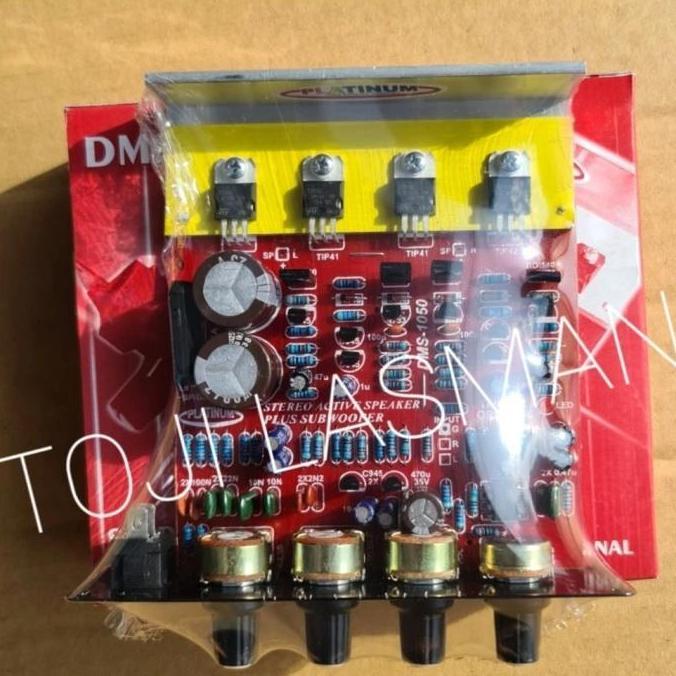 LINEAR KIT PCB AKTIF ACTIVE STEREO TIP 41 42 TIP41 +SUBW SUBWOFER DMS 1050