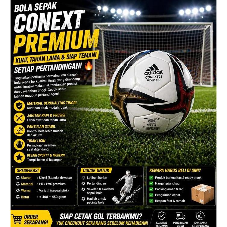 Bola Sepak Adidas Connext 21 - Bola Kaki Adidas Connect 21 - Sepakbola