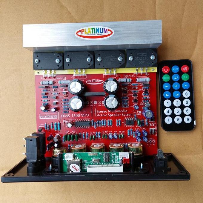 LINEAR ( DMS 1500 MP3 ) KIT SPEAKER AKTIF SANKEN MP3 PLATINUM KIT PCB SPEKER AUDIO SOUND SISTEM STER