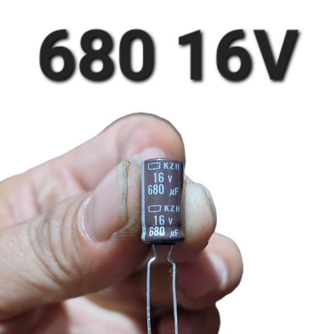 LINEAR ( 680UF 16V ) 680 UF 16V 680MIKRO 680MICRO 16 V VOLT ELKO ELCO 680MF