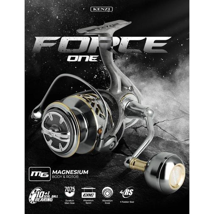 REEL KENZI FORCE ONE SW Magnesium Body Rotor Duralium 7075 Gear FORCE 1 1000 2000 3000 4000