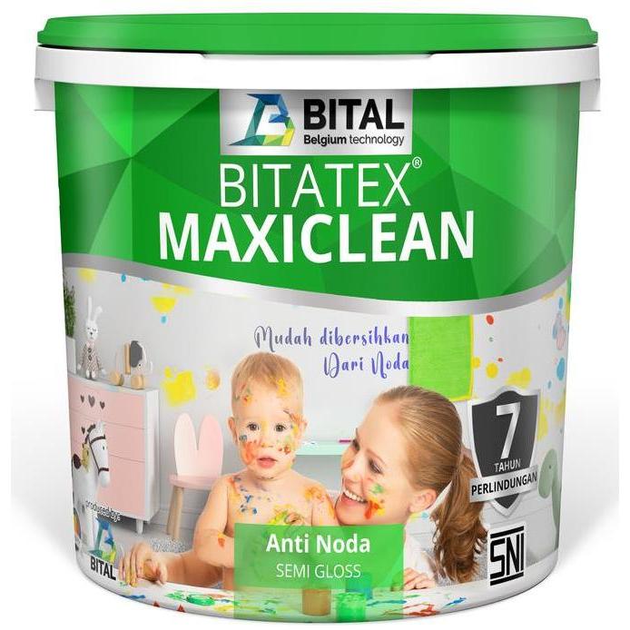 cat tembok anti noda - Bitatex maxiclean 2.5 liter