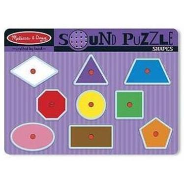 [vy] SHAPES SOUND PUZZLE ( MELISSA DOUG 728 )