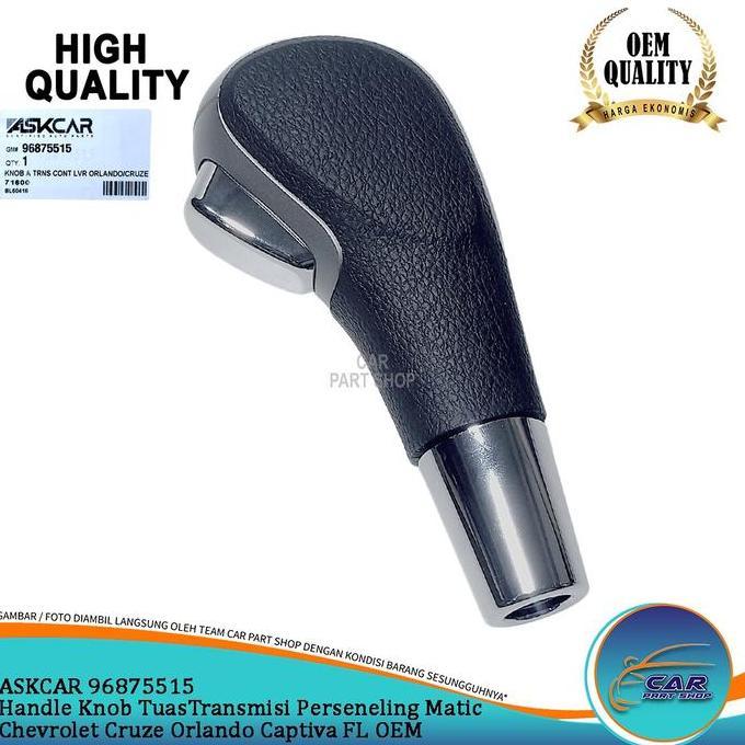 Handle Knob Knop Tuas Transmisi Persneling Matic Chevrolet Cruze Orlando Captiva Fl Oem Restock