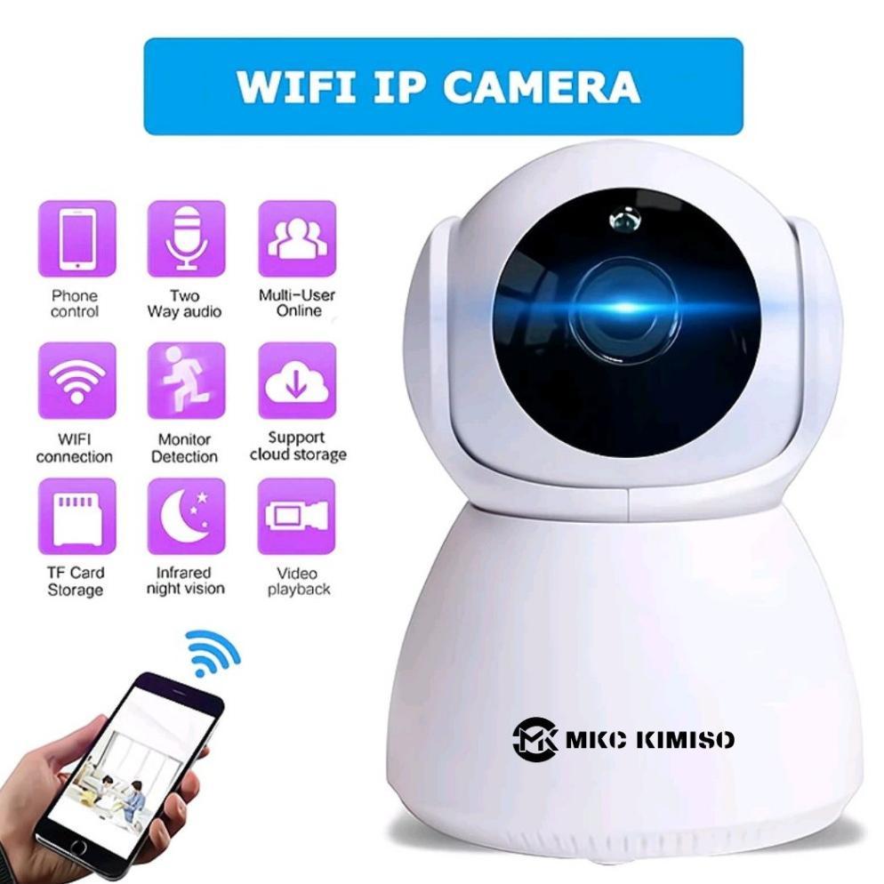 MKC - Q7S CCTV Smart V380 Pro Camera HD 1080P Wireless Snowman Night Vision MKC KIMISO Best