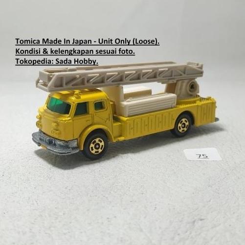 TOMICA FOREIGN F33 AMERICAN LADDER CHIEF JAPAN YELLOW UNIT ONLY S2025