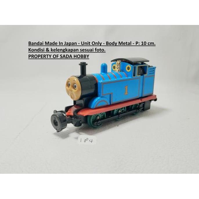 MINIATUR KERETA THOMAS & FRIENDS ENGINE COLLECTION SERIES SURPRISED THOMAS BANDAI JAPAN UNIT ONLY S2