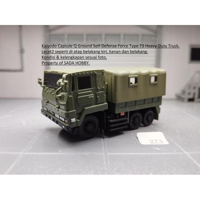KAIYODO CAPSULE Q GROUND SELF-DEFENSE FORCE TYPE 73 HEAVY-DUTY TRUCK MINUS UNIT ONLY S2025