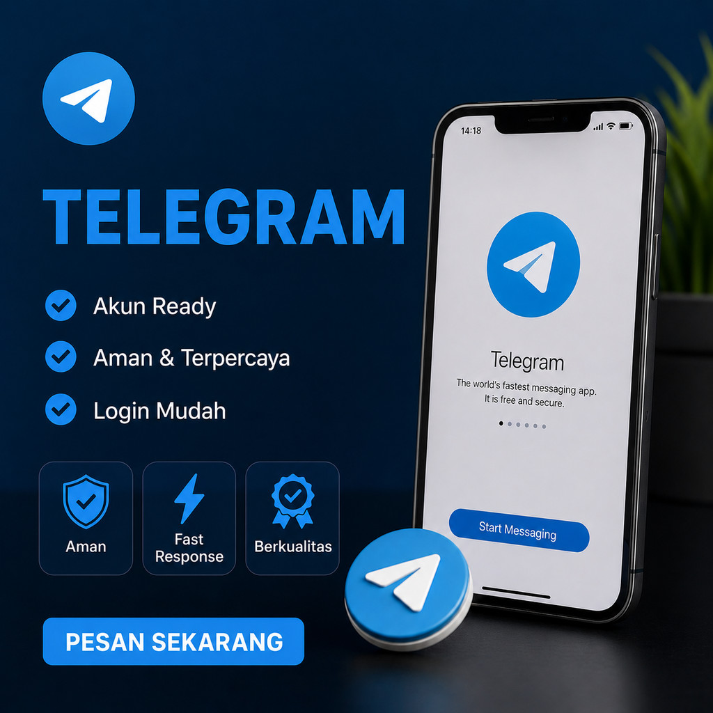 Akun Telegram fresh siap pakai