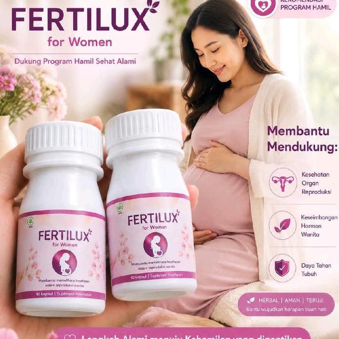 Coolbit- Fertilux Promil Cepat Hamil 10 Kapsul Bantu Cepat Hamil,Haid Lancar &Kandungan Lebih Kuat B