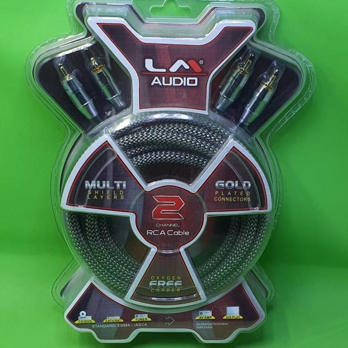 Promo Kabel RCA LM Audio 5 meter (Gold Plated Connector) Diskon