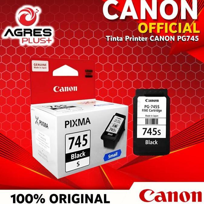 Tinta Printer CANON PG745 PG-745 PG 745 Black Hitam Small Original