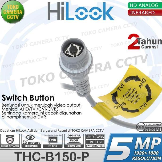 Lens- Camera Cctv Hilook 5Mp Thc B150 P Kamera Cctv Outdoor Hilook 5Mp