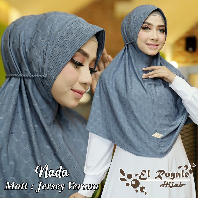 Jilbab Bergo Instan Nada El Royale Jersey Verona