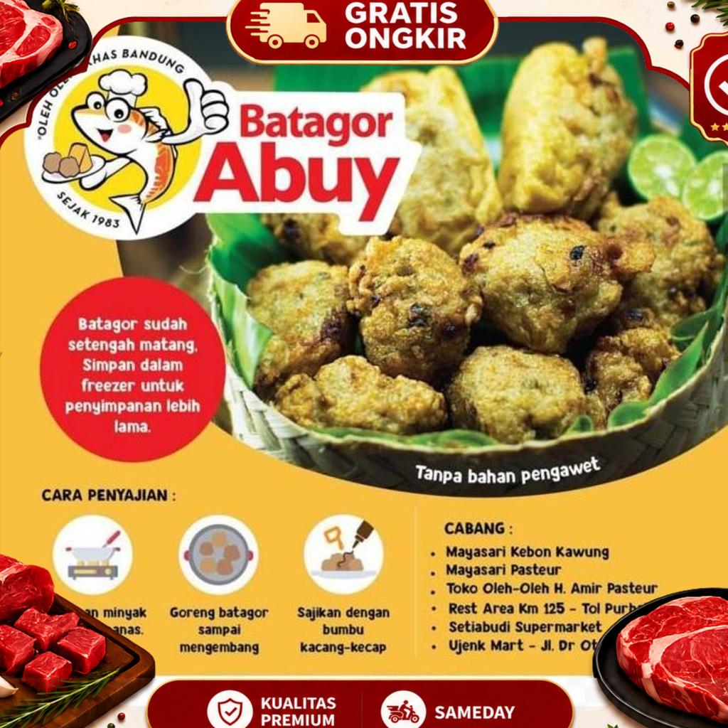 Batagor Abuy Asli Bandung [Frozen & Vakum]