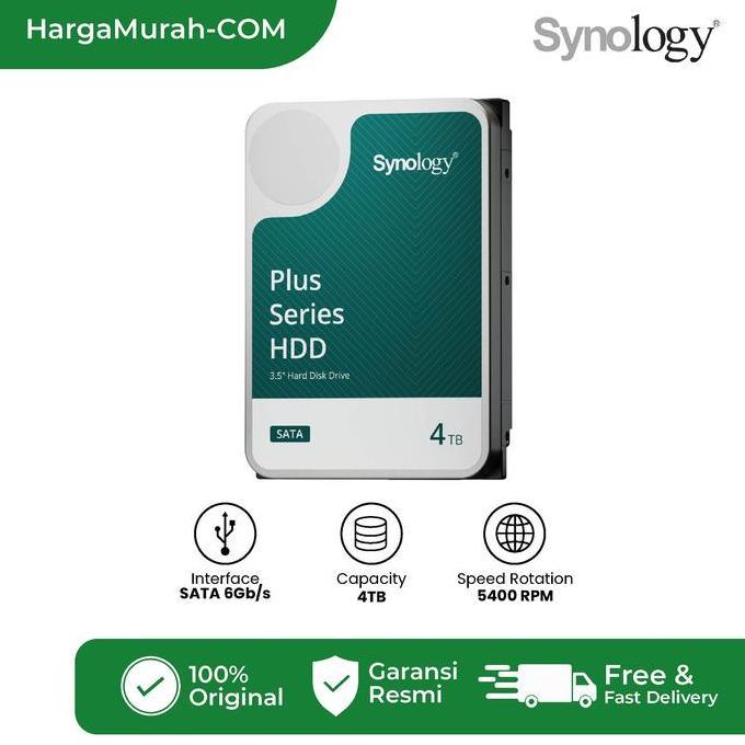 Synology Hat3300 4Tb 3.5 Inch Sata Harddisk Enterprise Nas Hat3300-4T