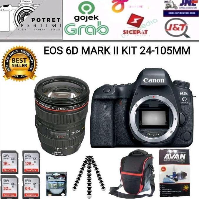 Canon Eos 6D Mark Ii Kit 24-105Mm F4L Ii Usm/ Kamera Dslr Canon Eos 6D Kit 17-40Mm Ii / Canon 6D Mar