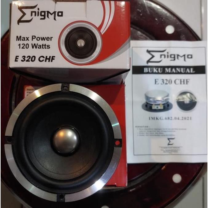 * Speaker Komponen 3" Inch Enigma E 320 Chf Car Home Audio Fullrange/Mib *