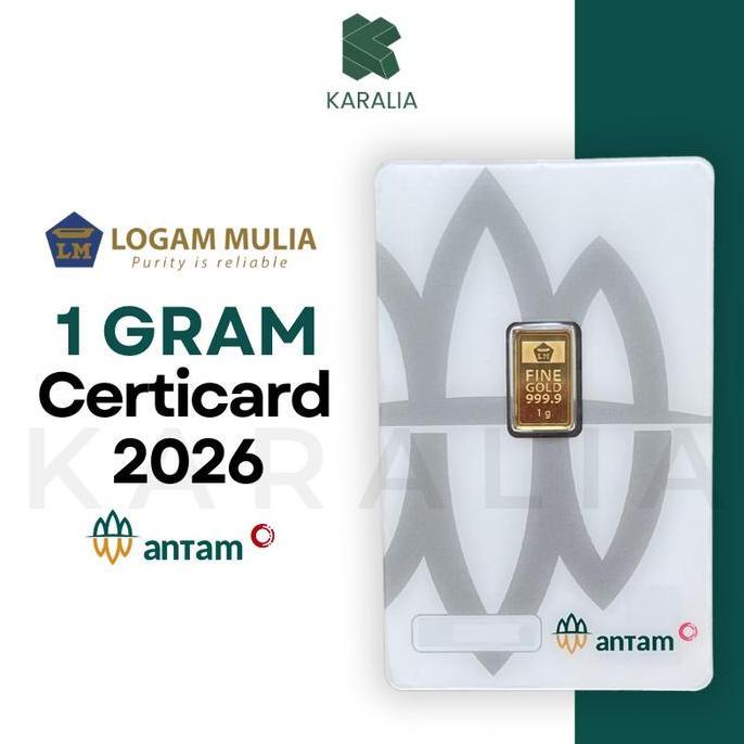 QIVARASHOP_ - EMAS ANTAM 1 GRAM EMAS LOGAM MULIA ANTAM 1 GRAM LM ANTAM 1 GRAM LOGAM MULIA 1 GRAM