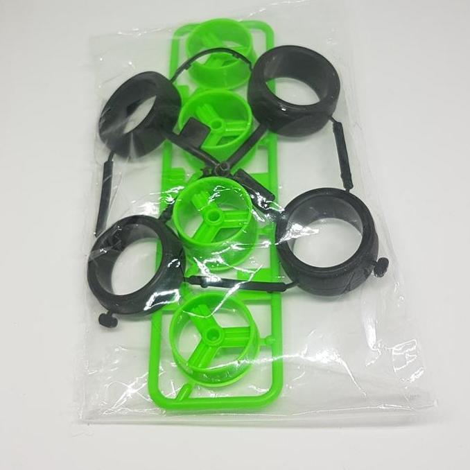 tamiya velg large 3 spoke green
