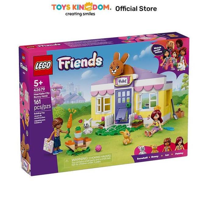Toys Kingdom LEGO Friends Heartlake City Bunny Hotel Set 161 pcs 42679 - Mix Balok Susun Building Bl