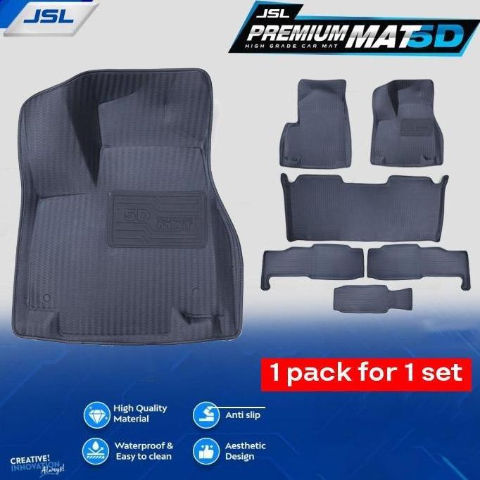 ALL NEW RUSH TERIOS KARPET MOBIL 5D JSL MAT MODEL DIAMOND HIGH QUALITY