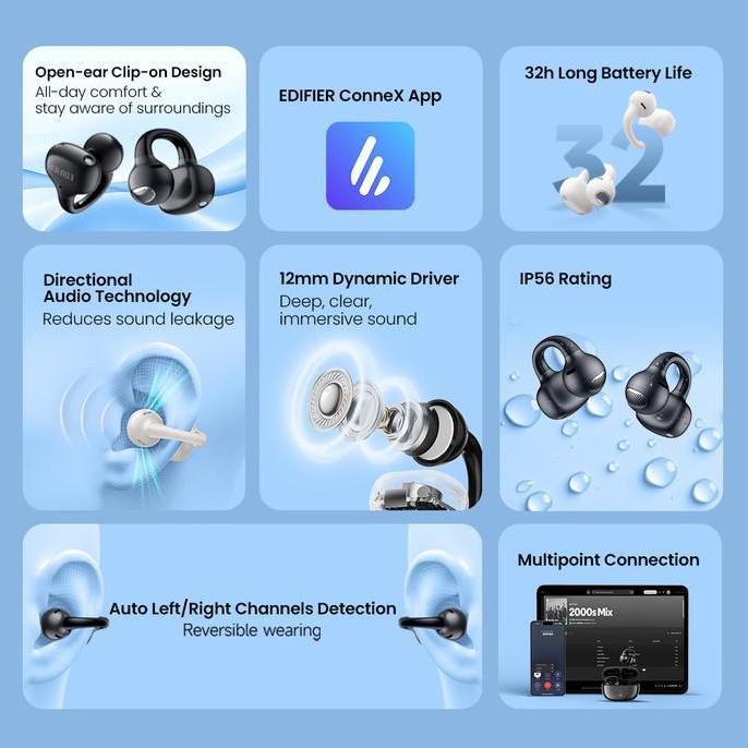 EDIFIER Comfo Q Open-ear True Wireless Earbuds