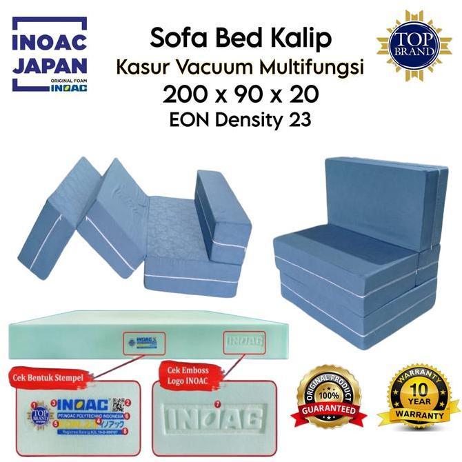 Sofa bed inoac minimalis 200x90x20 eon d23 garansi resmi sofa  bed  minimalis