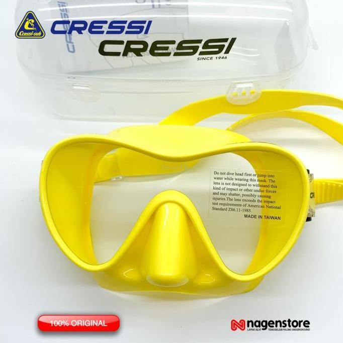 Cressi F1 Mask Cressi F 1 Mask Freddive Cressi Frameless Single lens Top