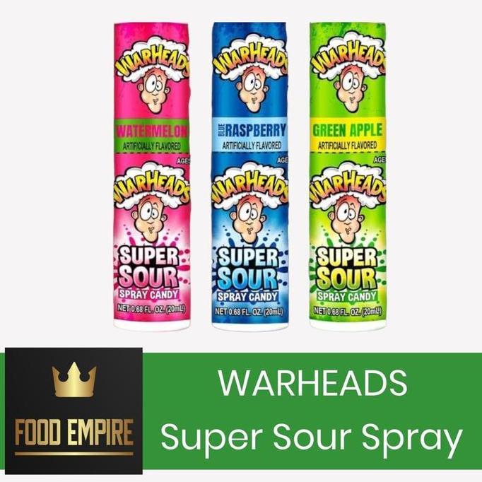 WARHEADS Super Sour Spray Candy 20 ml | Permen Semprot Asam