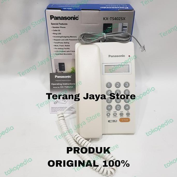Callme- Telepon Kabel Panasonic Kx-Ts400Sx Pesat Telepon Panasonic Kx-Ts400