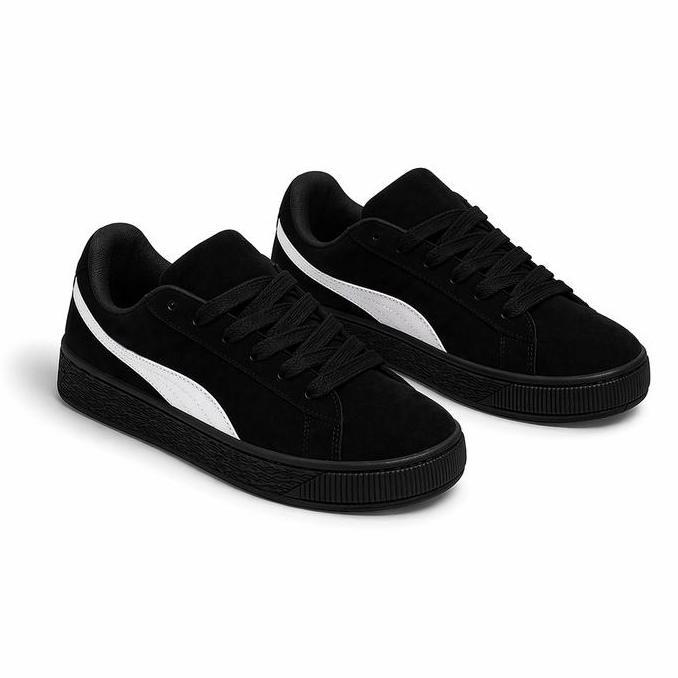 PROMO sepatu sneakers sekolah hitam putih gemuk xl Anak smp casual /sepatu kerja spedcat terbaru pri