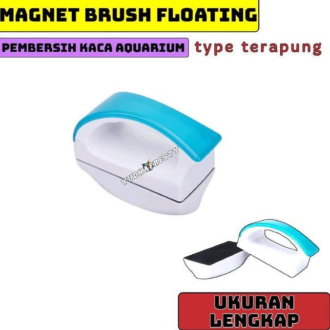 Bonekilays700 - MAGNET PEMBERSIH KACA AQUARIUM UNTUK KACA 5 - 12mm