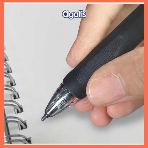 BRENIADYA AGATIS PENA ERASABLE BISA DI HAPUS 0.5 HITAM DAN BIRU REWRITE ( PCS ) ORIGINAL