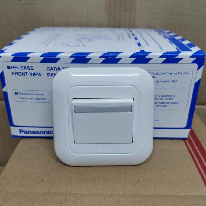 Panasonic Saklar Hotel Tukar 2 Arah Max 10A 250V Fungsi On/Off Lampu Berbeda Baru Original