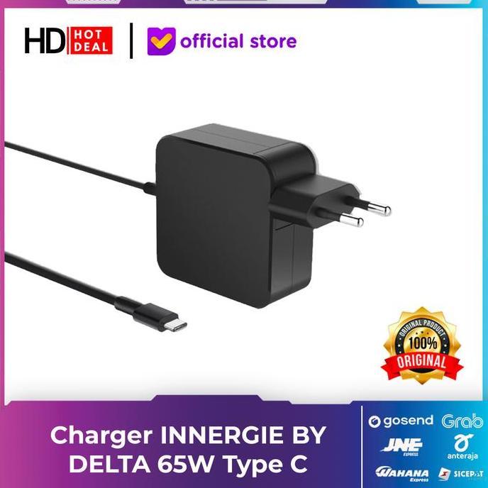 Goodseller- Charger INNERGIE BY DELTA 65W Type C Adaptor Laptop ALL BRAND PD 3.0