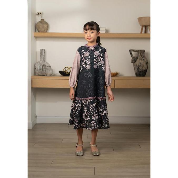 Goodseller- Klamby - Siara Dress Girl Aurora Black
